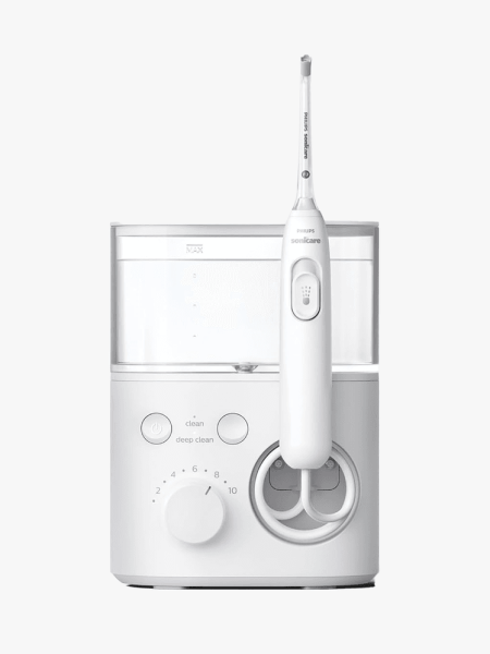 Philips Sonicare Power Flosser 5000 on a light gray background